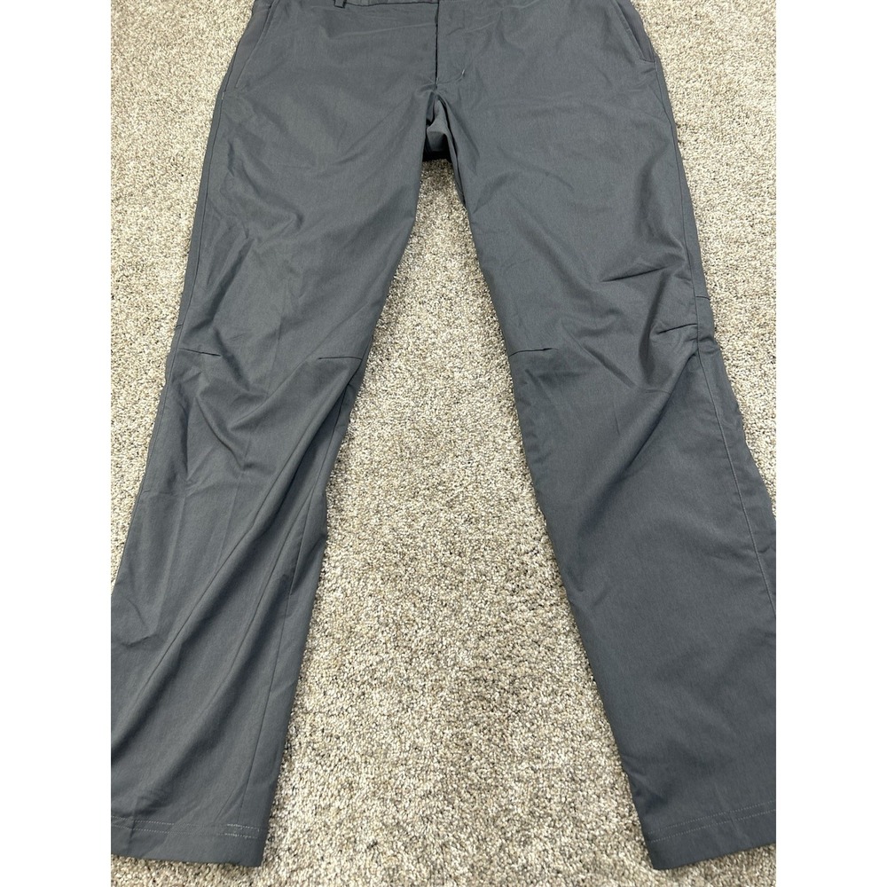 NIKE Golf Pants Men's 36x32 Modern Tech Woven Dri-Fit Gray 725682-021 #0509